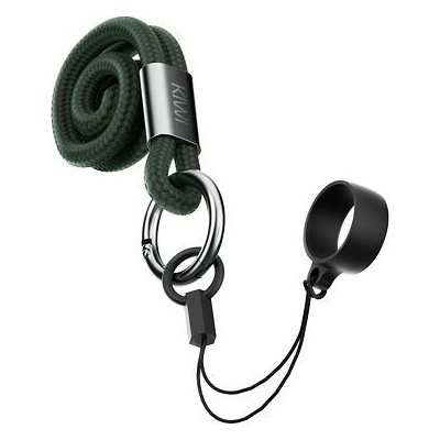 Šňůrka na krk pro zavěšení KIWI Midnight Green