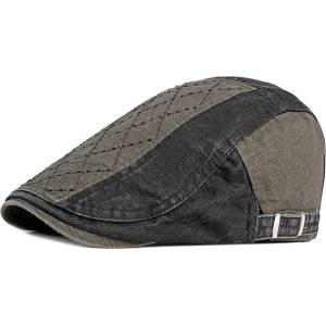 HARAHU Мъжка барета sh-25669 - Хаки kp25669