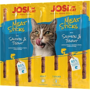 JosiCat JOSERA JosiCat Месни пръчици със сьомга и пъстърва 35г (7 броя)