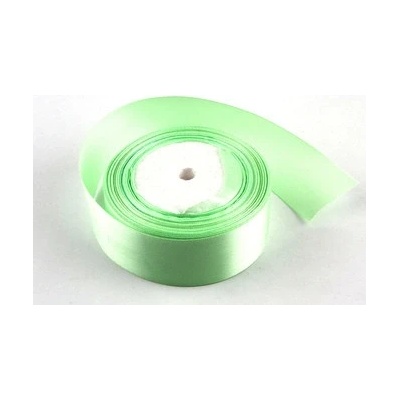 Stuha saténová 4cm x 23m SV. ZELENÁ