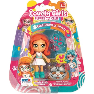 RSTA Мини кукла RS Toys Lovely Girls - С оранжева коса и аксесоари (12027B)