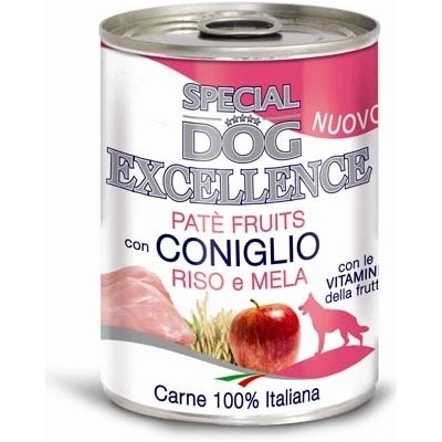 Monge Special Excellence Fruits Adult pate králik ryža & jablko 400 g