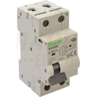 Tracon 2P C16A 30mA 10kA EVOKM2C1603