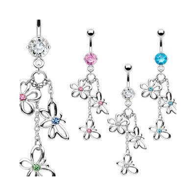 Marre piercing do pupíku motýlci HKWP01048