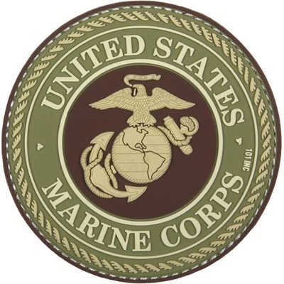 101INC Nášivka 3D PVC UNITED STATES MARINE CORPS COYOTE