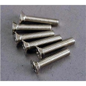 Traxxas кръстата винт M3x15mm потънала глава цинк. (6)
