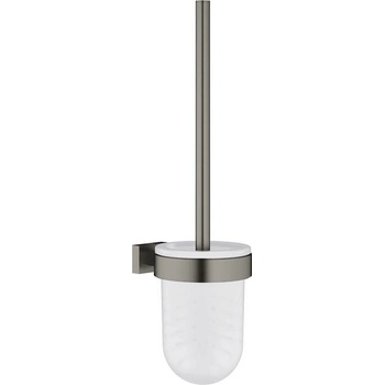 GROHE Essentials Cube WC kartáč s držákem kartáčovaný Hard Graphite 40513AL1