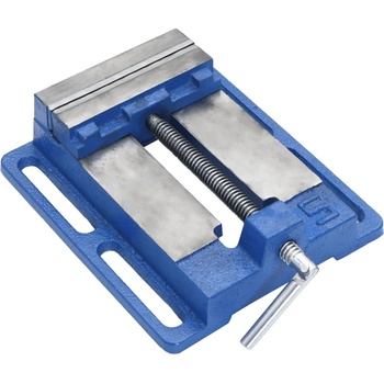 Image 1 of vidaXL Менгеме за бормашина, синьо 121 мм, чугун (154633)