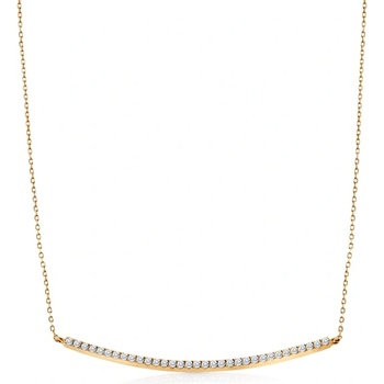 SAVICKI Колие Savicki: злато 585, цирконий