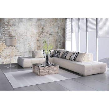 DIMEX ART s. r. o Самозалепваща се флизелинова фототапета сива стена с пукнатини 375 x 250 см