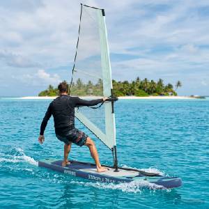 vidaXL Надуваем SUP борд с платно HYDROS 330 x 76 x 15 см Тюркоаз (42039136)