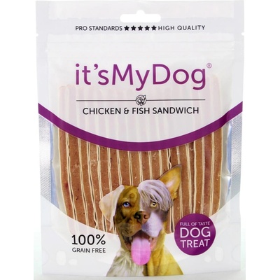 It's My Dog Chicken & Fish Grain Free - Кучешко лакомство ленти пиле и риба, без зърно, 85 гр
