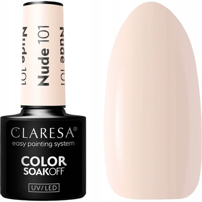 Claresa Nude č. 101 5 ml Hybridní lak na nehty