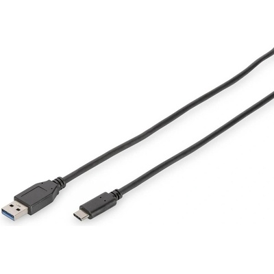 Digitus DB-300136-010-S USB-A - USB-C, 1m, černý