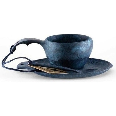 KUPILKA Kuksa 210 мл + чиния + лъжица Цвят: тъмно син