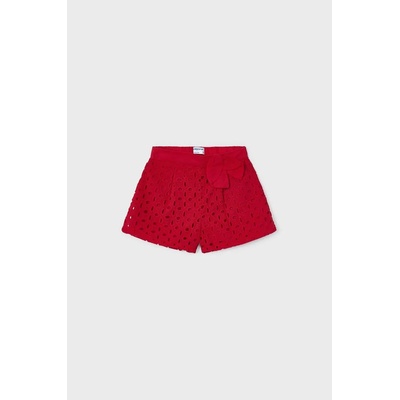 Mayoral Детски къси панталони Mayoral в червено с изчистен дизайн (3201.6B.MINI)