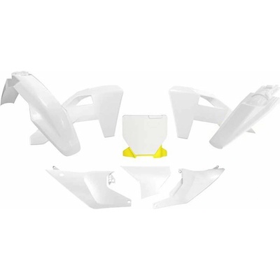 Rtech sada plastov 6 dielov HUSQVARNA biela Husqv. lemon žltá