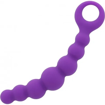 Image 1 of Live Анален стимулатор от мед. силикон Buble-Chain лилав