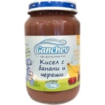 Ганчев пюре десерт кисел с банан и череша - 190 г
