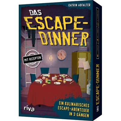 riva Verlag Das Escape-Dinner - Ein kulinarisches Escape-Room-Abenteuer in 3 Gängen | Katrin Abfalter