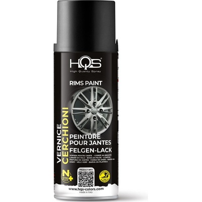 HQS farba v spreji na disky 400 ml čierna lesklá