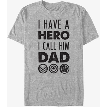 ZOOT. Fan Сива унисекс тениска ZOOT. Fan Marvel Hero Dad ZOOT. Fan | Siv | МЪЖЕ | L