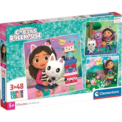 Clementoni Gábinin kouzelný domek 3x48 dielov