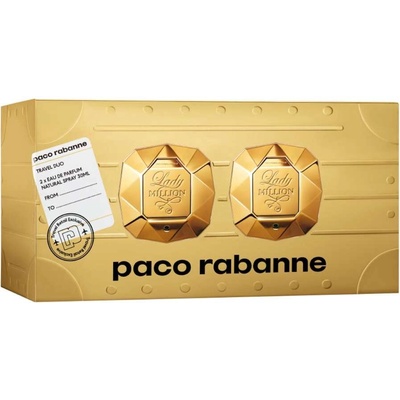 Paco Rabanne Lady Million Подаръчен комплект, Парфюмна вода 30ml + Парфюмна вода 30ml, Жени