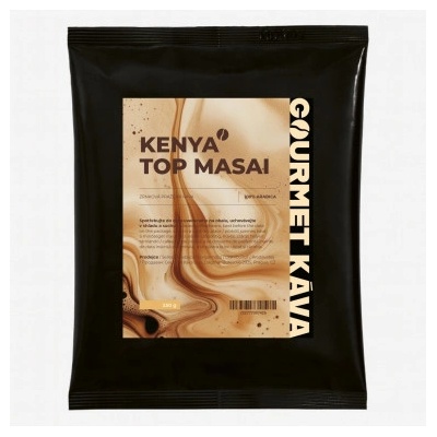 GourmetKava Кения Top Masai, кафе на зърна Арабика: Да, за еспресо 250g