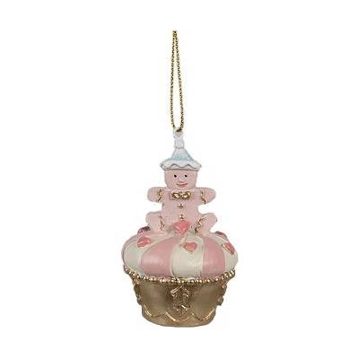 Clayre & Eef Vánoční ozdoba CUPCAKE 6PR4207