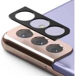 Ringke Удароустойчив Протектор за Камерата на Samsung S21 Plus, Full Cam Glass, Черен (8809785455942)