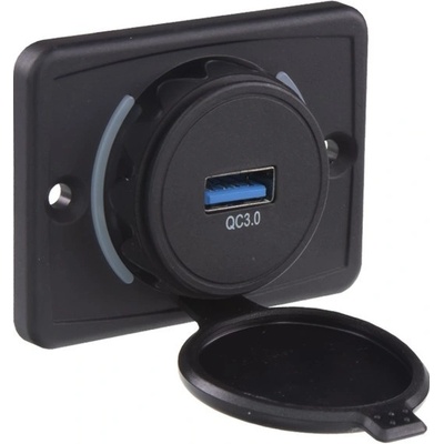 STU 34661.4 1x USB QC3.0 zásuvka 12/24V, montáž na povrch