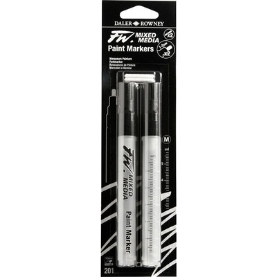 Daler-Rowney FW Комплект хастари Black 1-2 mm 2 бр (160320201)
