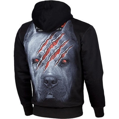 PitBull West Coast KP mikina GRIM DOG černá