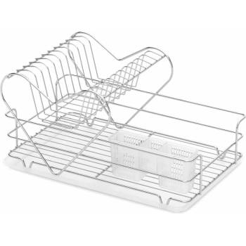 TEKNO TEL СУШИЛНИК ЗА СЪДОВЕ tekno tel kb-011 , хром , прозрачна тавичка (3000150014)