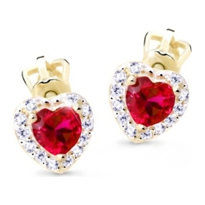 Cutie Jewellery Zlaté náušnice srdíčka Z8015