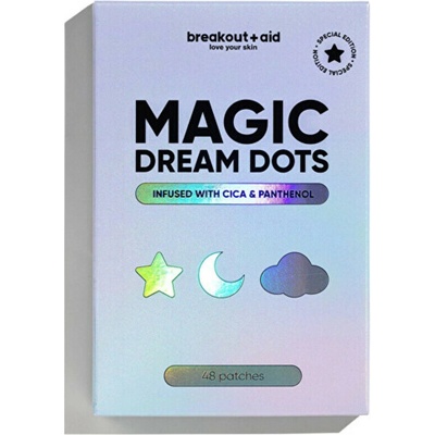Breakout+aid Náplasti na lokální ošetření akné Magic Dream Dots 48 ks