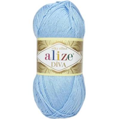 Alize příze Diva 350 světle modrá