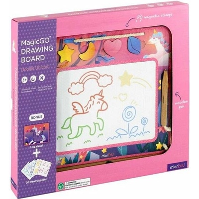 MierEdu Magická magnetická maľovacia tabuľka jednorožec