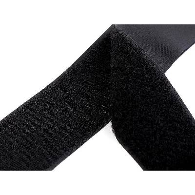Suchý zip háček + plyš šíře 50 mm Varianta: 2 černá, Balení: 1 m