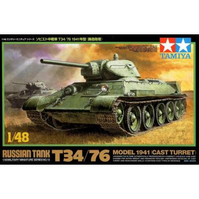 Tamiya T34/76 1941 Russian Medium Tank 1:48