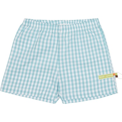 dětské kárované kraťasy světle modrá loud + proud