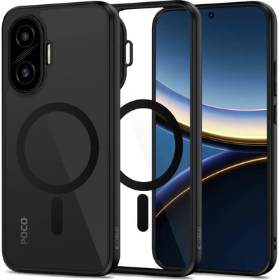 Tech-Protect Калъф Tech-Protect MagMat MagSafe за Xiaomi Poco F7 5G - черен и прозрачен (5906302330683)