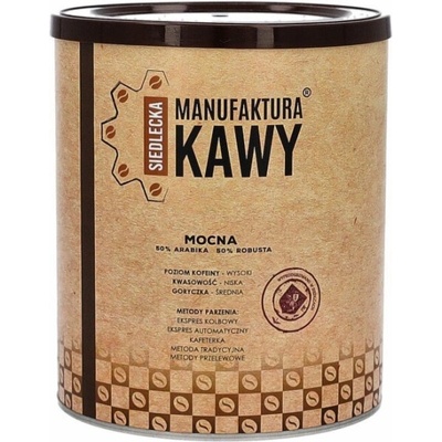 Siedlecka Manufaktura Kawy Mletá káva Siedlce Coffee Manufaktura Mletá káva SMK Strong Blend 250 g