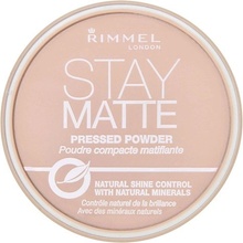 Rimmel Stay Matte Powder Kompaktný púder 3 Peach Glow 14 g