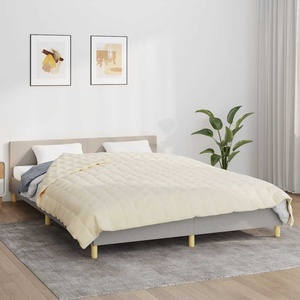 Pure Line Home Тежко одеяло светлокремаво 200x225 см 9 кг - zalegloto - 120,09 лв