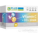 Plus Lékáreň Vitamín C + D3 + zinok 90 tabliet
