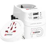 SKROSS Адаптер SKROSS PRO Light USB, 1.302474, World, Бял (SKROSS-1302474) - xtreme