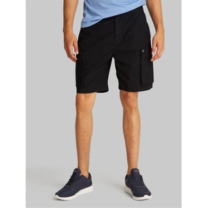 Calvin Klein Jeans WASHED CARGO SHORT - Ck Black