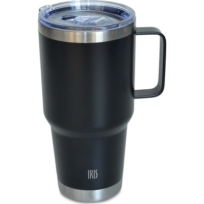 Iris Barcelona Tumbler s rukojetí 850 ml černý
